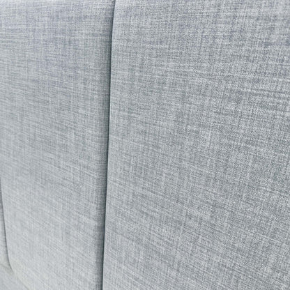 ‘Albert’ Silver Fabric Floor Standing Headboard + 2 Drawer Divan Base - King
