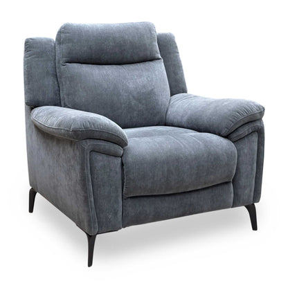 ‘Panache’ Manhattan Charcoal Grey Fabric Chair