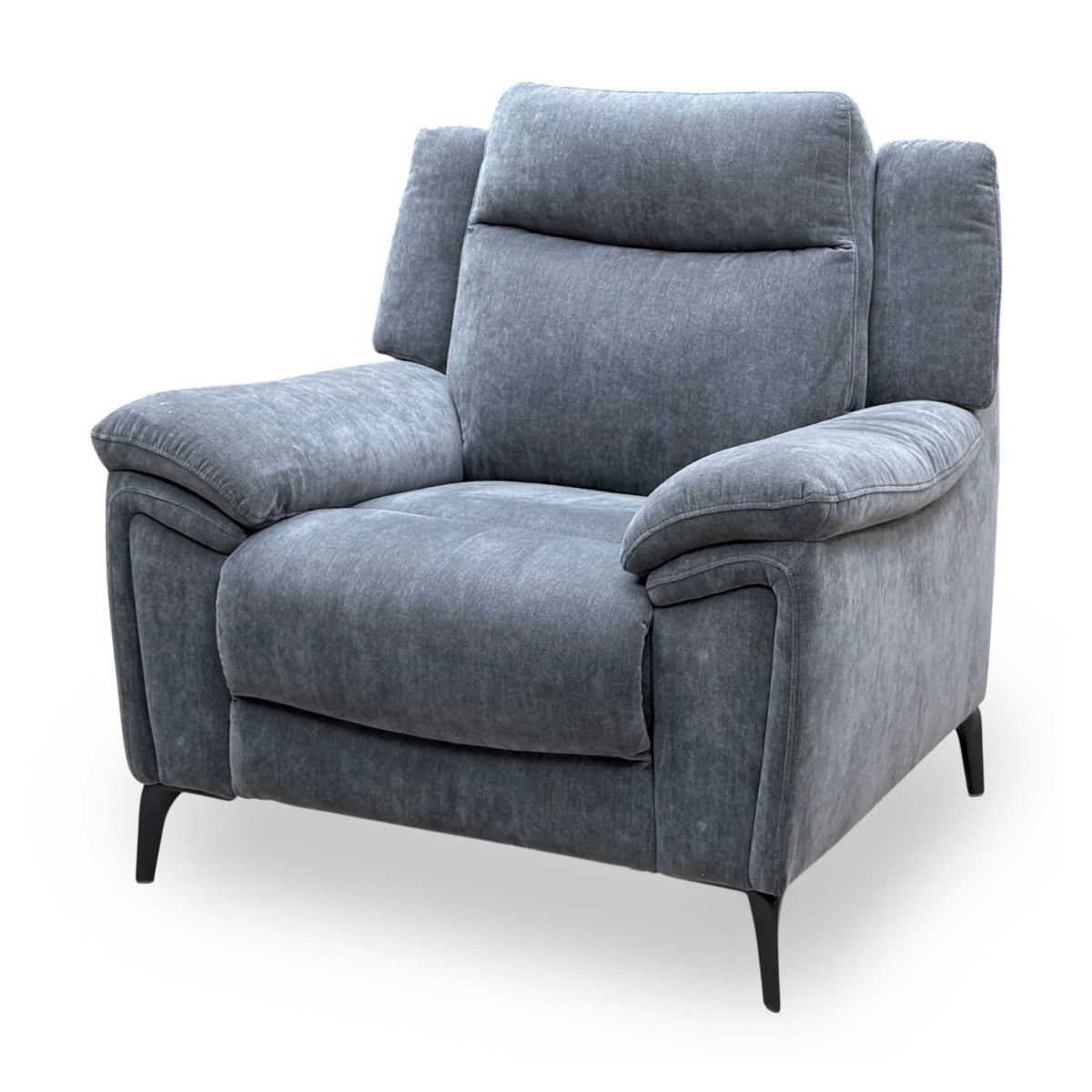 ‘Panache’ Manhattan Charcoal Grey Fabric Chair