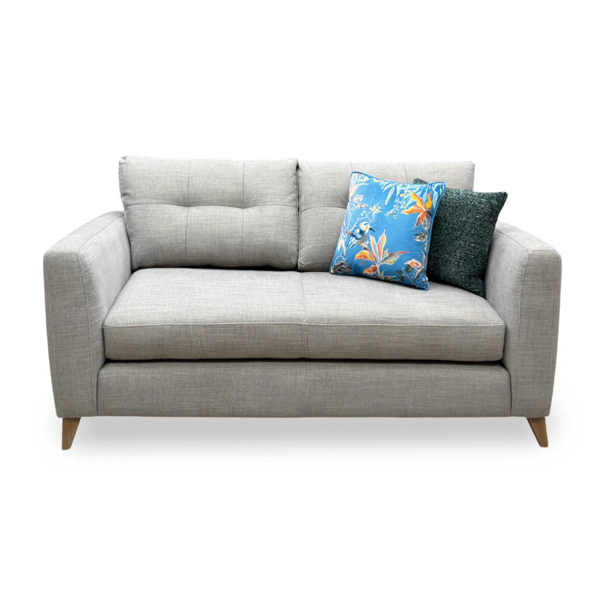 The Lounge Co. ‘Hermione’ Grey Woven Fabric 2 Seater Sofa