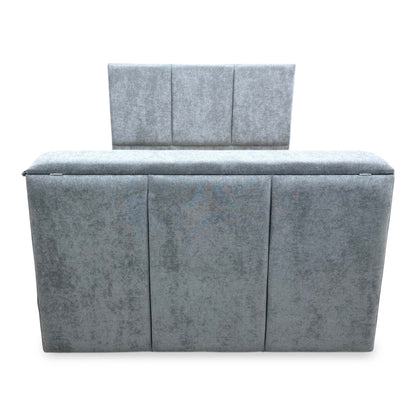 ‘Sterling’ Grey Fabric TV Bed - King