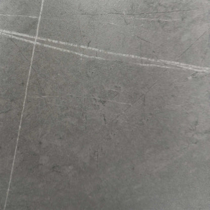 ‘Quattro’ Ash Grey Ceramic Top Extending Draw Leaf Table