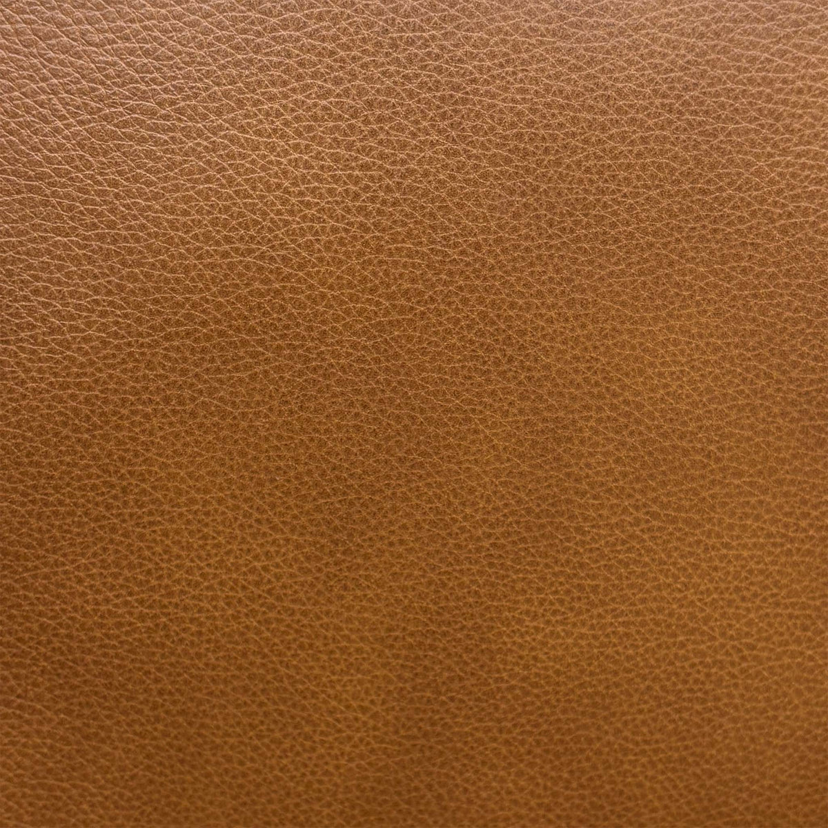 Close-up of the bark brown grained leather used on the Marinelli Viali recliner sofa