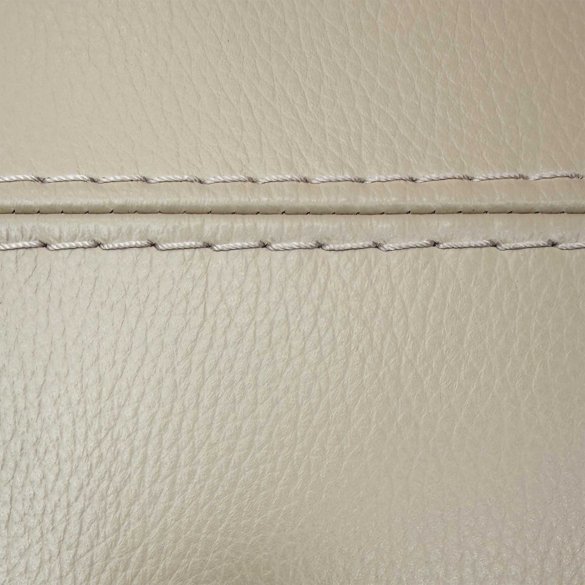 ‘Hetty’ Nc-862c Bisque Cream Leather 3 Seater Sofa