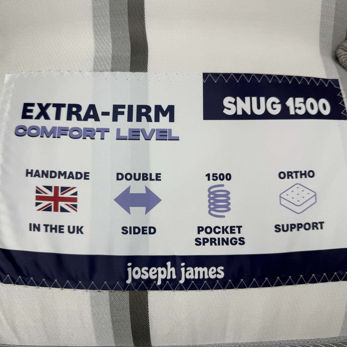 'Snug 1500' 1500 Pocket Orthopedic Double Sided Mattress - King