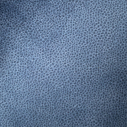 Close-up of the indigo stingray-textured velvet used on the G Plan Wren sofa