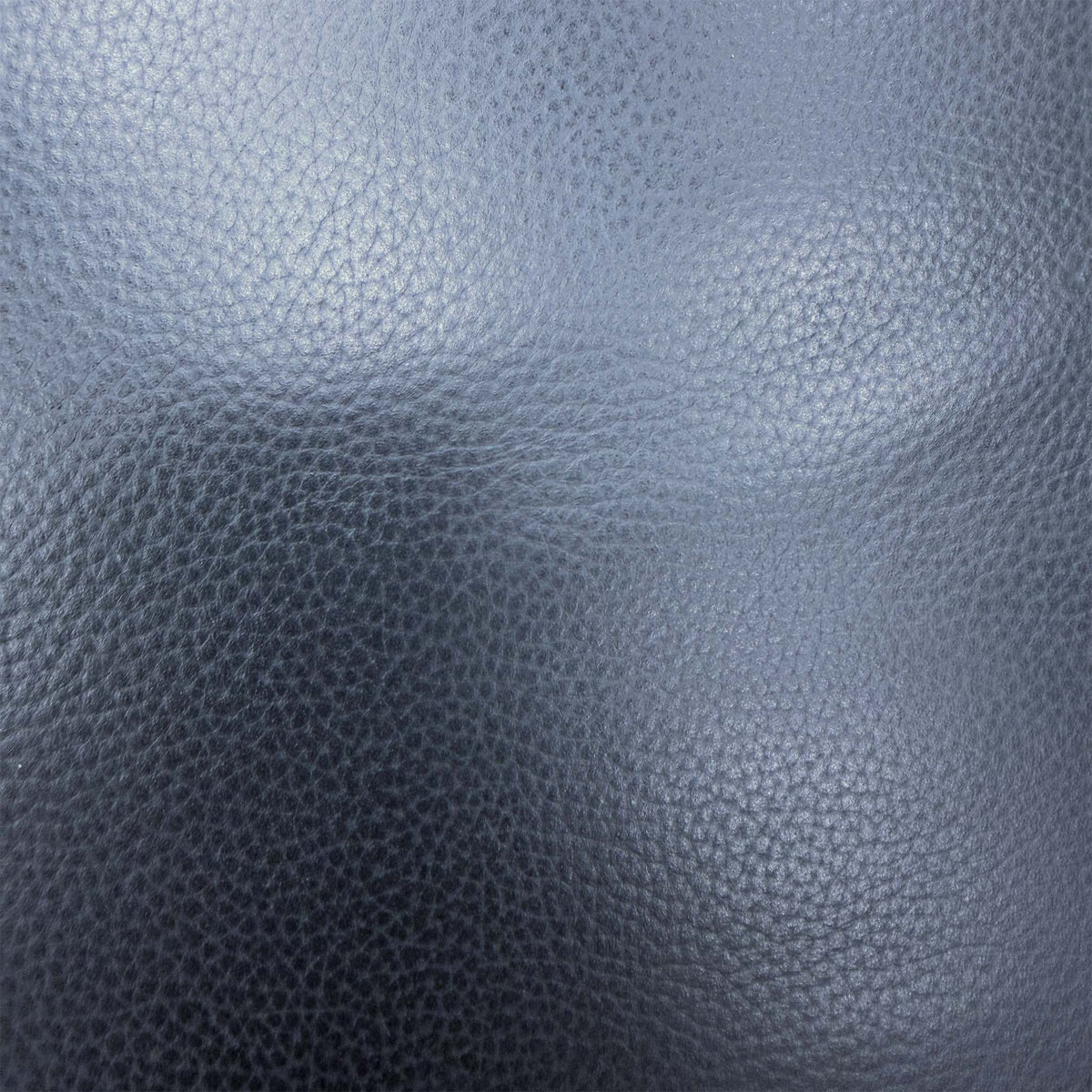 Close-up of the lavender grey grained leather used on the Jude 2 seater recliner