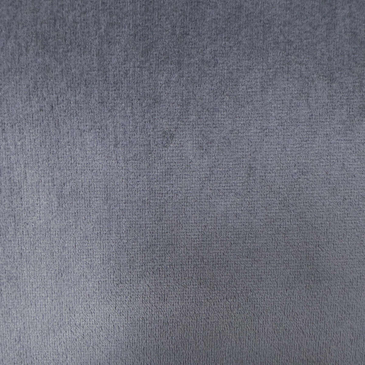 Close-up of the granite grey velvet fabric used on the Elphaba power recliner sofa set