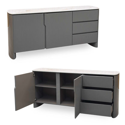 'Ivy' Ceramic Top 2 Door 3 Drawer Large Sideboard