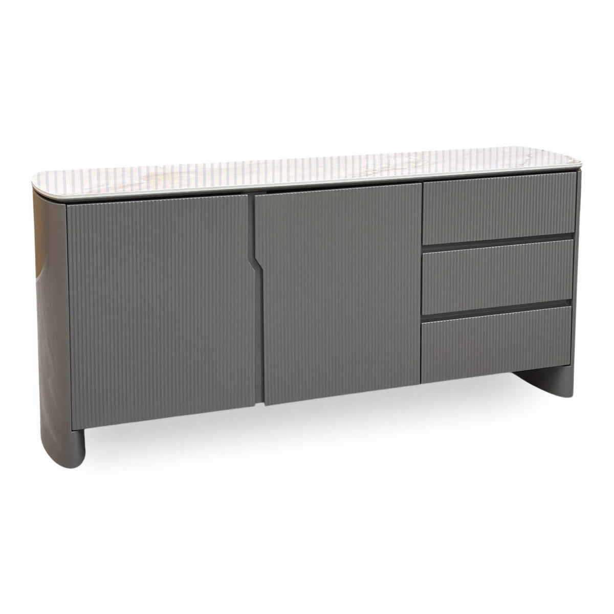'Ivy' Ceramic Top 2 Door 3 Drawer Large Sideboard