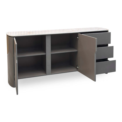 'Ivy' Ceramic Top 2 Door 3 Drawer Large Sideboard