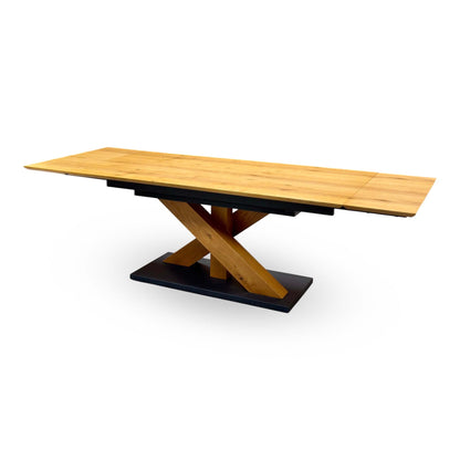 ‘Aydin’ Solid Oak Large Extending Dining Table