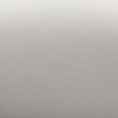 Close-up of the neutral faux leather used on the Avorio high back dining bench