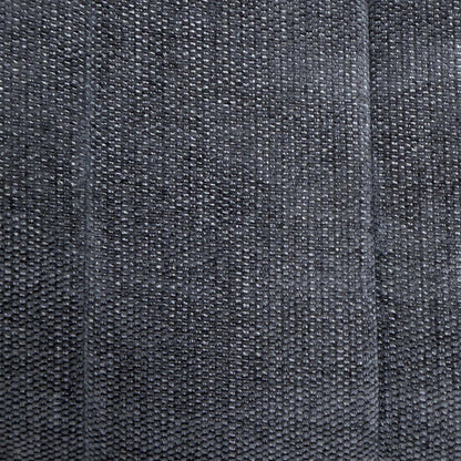 'Raul' Charcoal Grey Fabric Pair of Swivel Dining Chairs