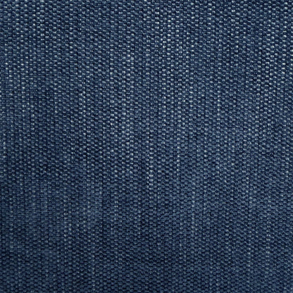 ‘Julio' Navy Blue Fabric Pair of Swivel Dining Chairs