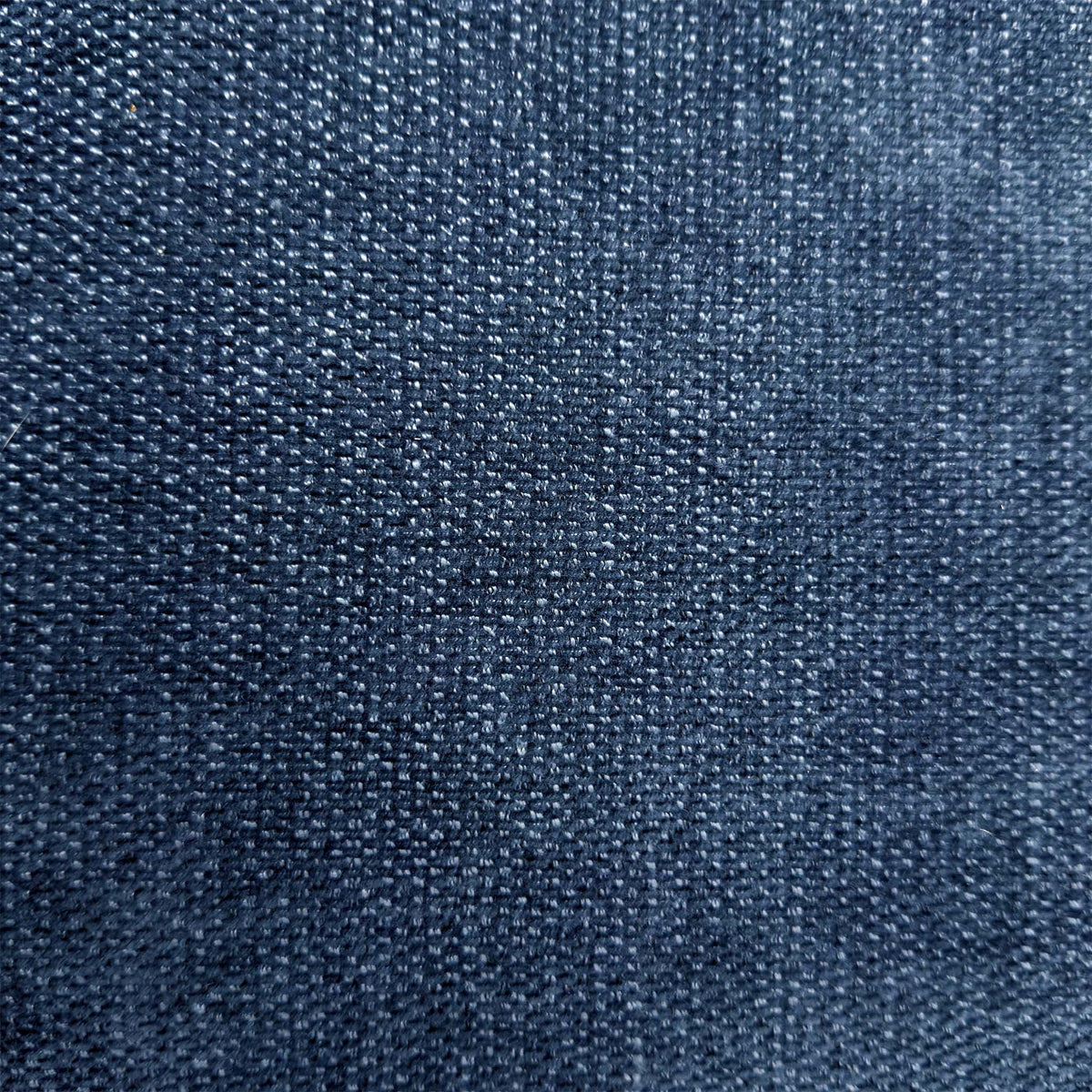 ‘Jose’ Navy Blue Fabric Pair of Swivel Dining Chairs