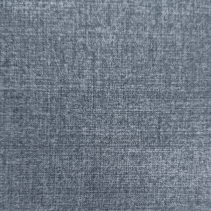 Furnitureland ‘Hamilton’ Dark Grey Fabric Upholstery Soft Grey Painted Finish Pair of Dining Chairs