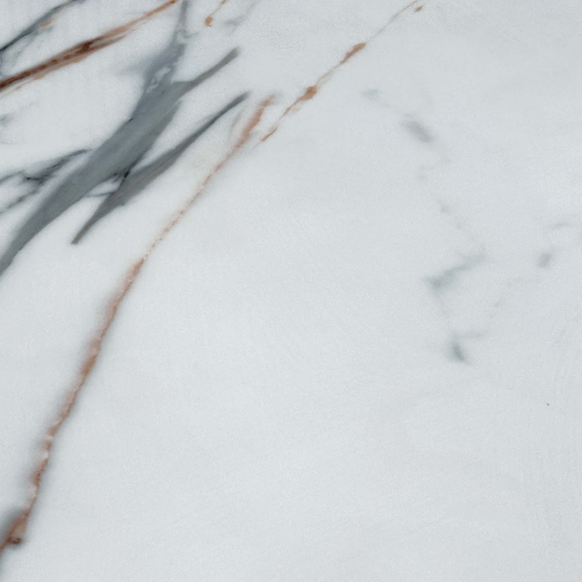 'Camino' Refined Marble and Ceramic Top High Gloss Dining Table