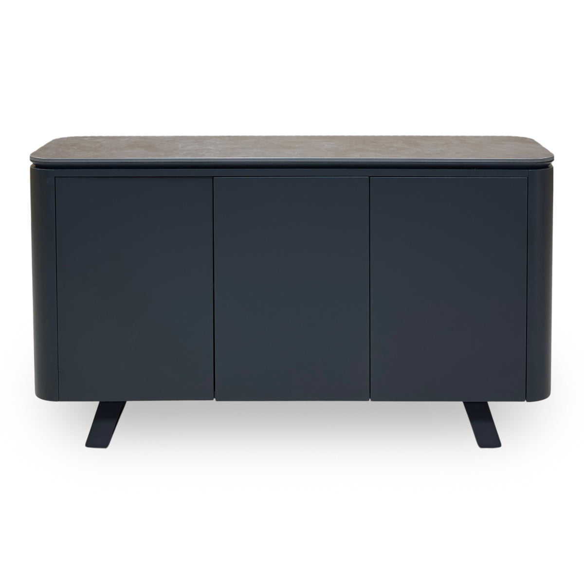 'Warrior' Grey Sintered Stone Top 3 Door Sideboard
