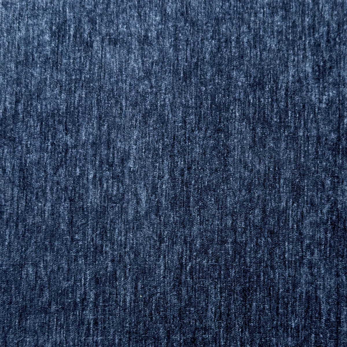 'Eclipse' Fab-Crn-R101 Ink Blue Br Chenille Fabric Footstool