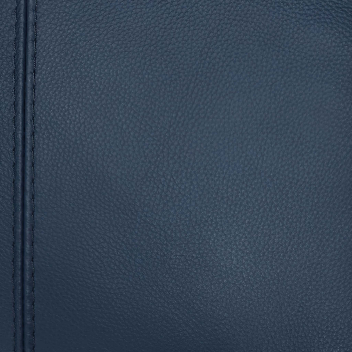 World of Leather 'Starlight Express' Bv-313e Ocean Blue Leather Storage Chair Footstool