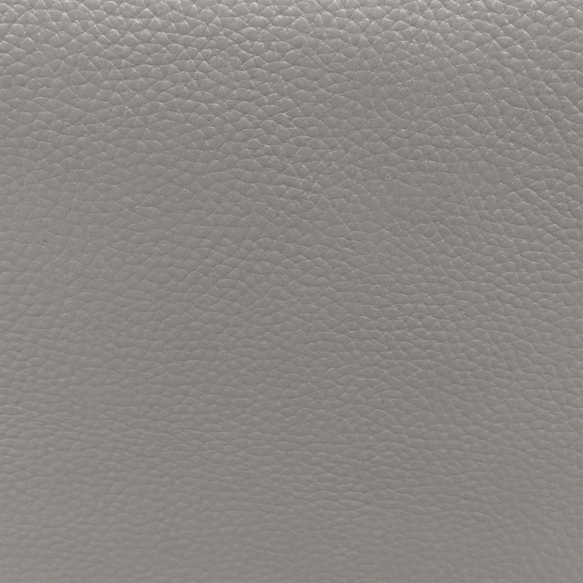Close-up of the elephant grey grained Oslo leather used on the Raven sofa