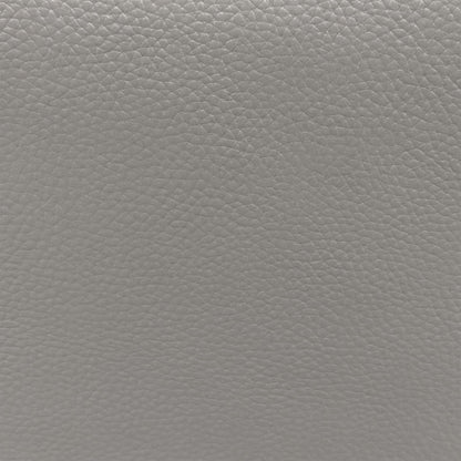 Close-up of the elephant grey grained Oslo leather used on the Raven sofa