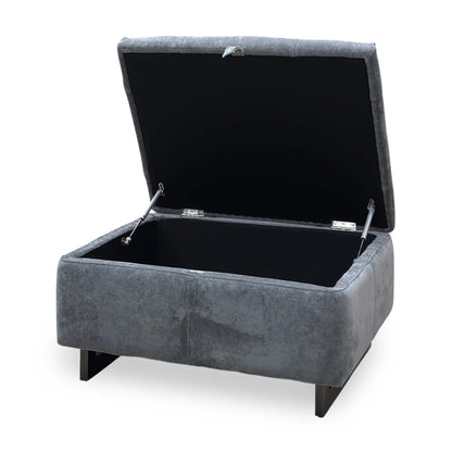 Open Moet storage footstool from the other side