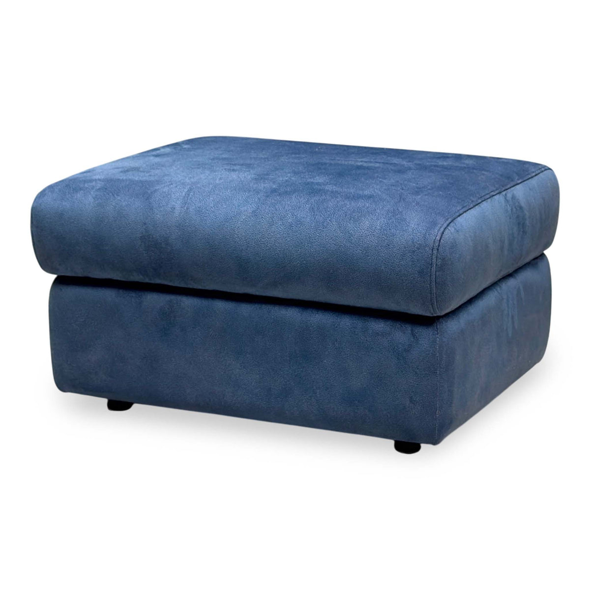 G Plan ‘Kingsbury’ A125 Stingray Indigo Velvet Fabric Storage Footstool