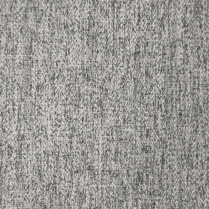 'Abberton' Iron Debdon Grey Plain Fabric Large Storage Footstool