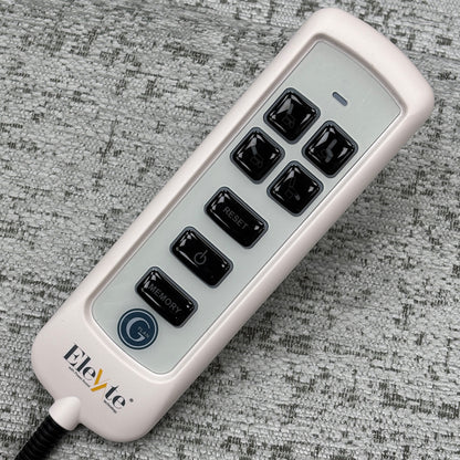 Handset control for the G Plan Kingsbury lift and rise recliner chair with arrow, reset, power and memory buttons