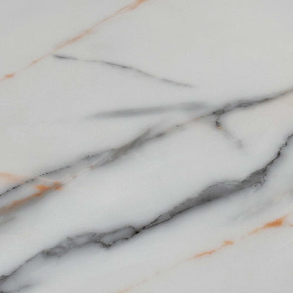 ‘Camino’ White Refined Marble and Ceramic Top 2 Door 2 Drawer Sideboard