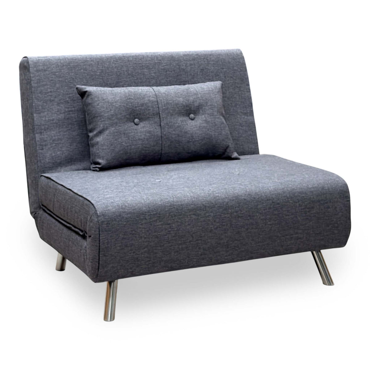 ‘Rafael’ Charcoal Grey Fabric Sofa Bed