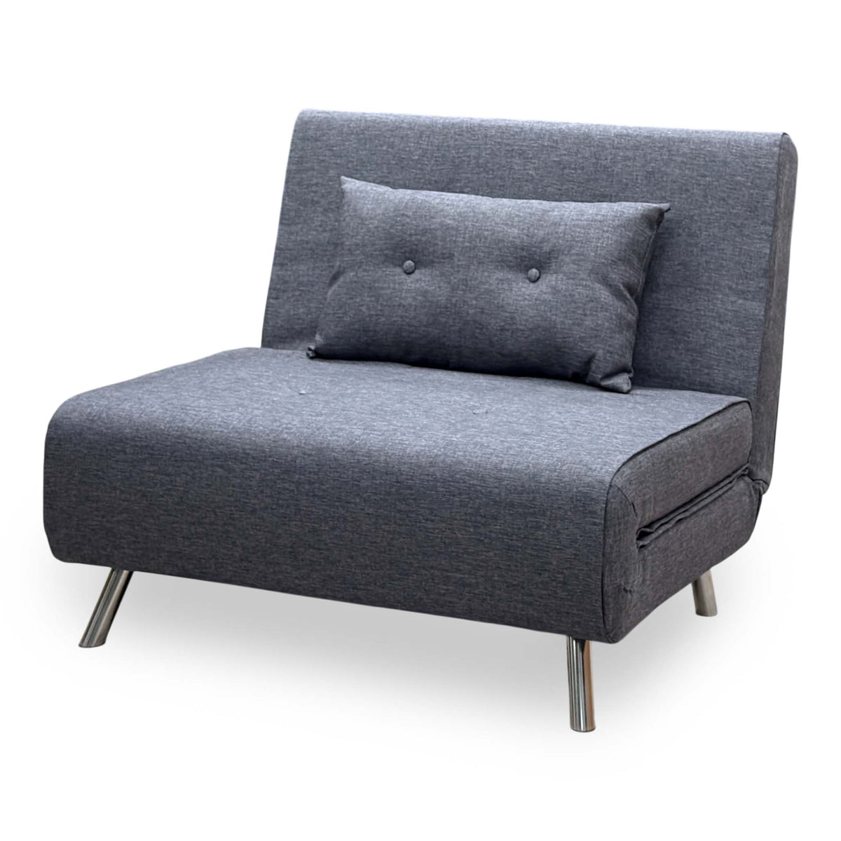 ‘Rafael’ Charcoal Grey Fabric Sofa Bed