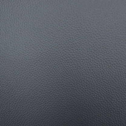 Close-up of the charcoal grey grained leather used on the Pavillion power recliner sofa