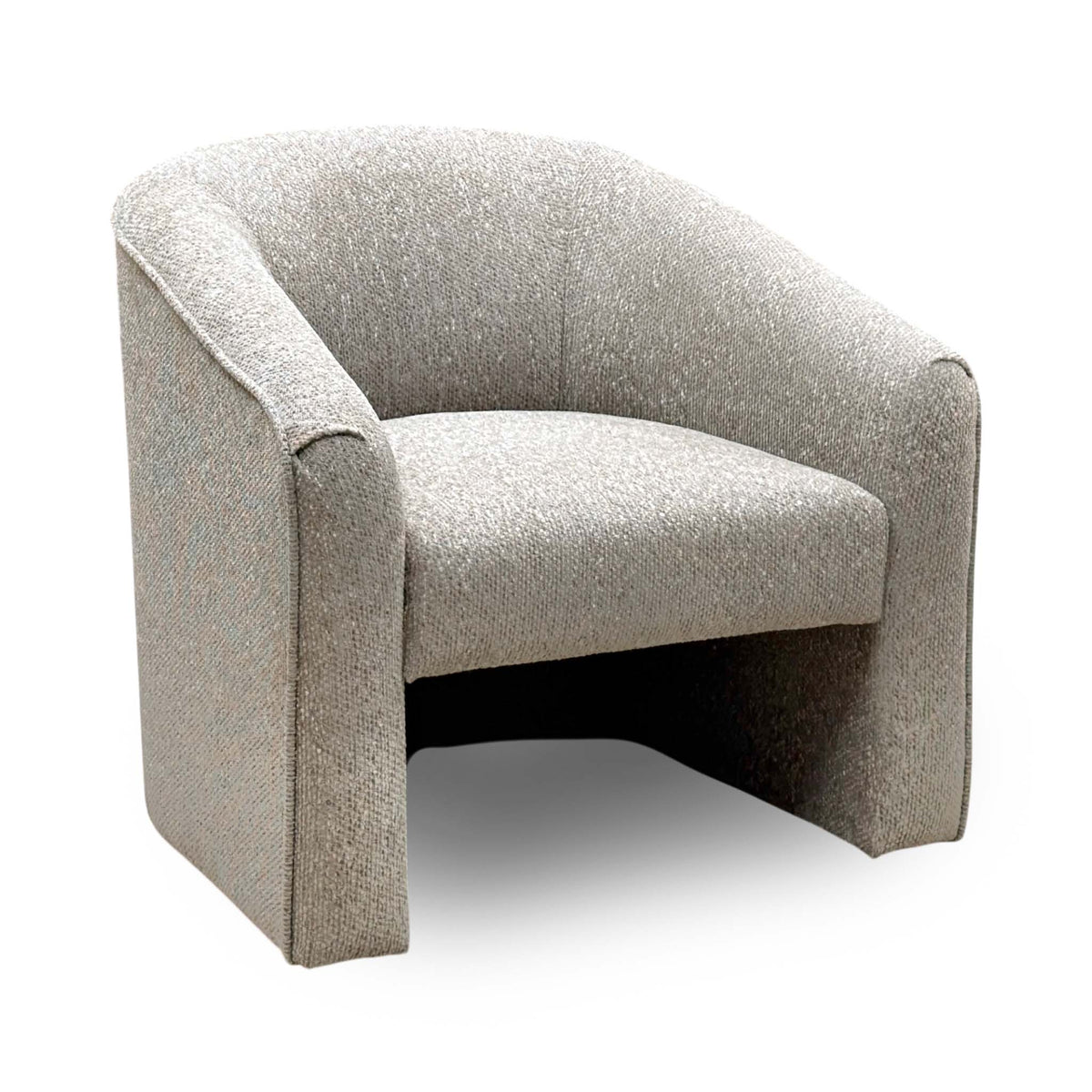 ‘Garcia’ Oatmeal Fabric Accent Chair