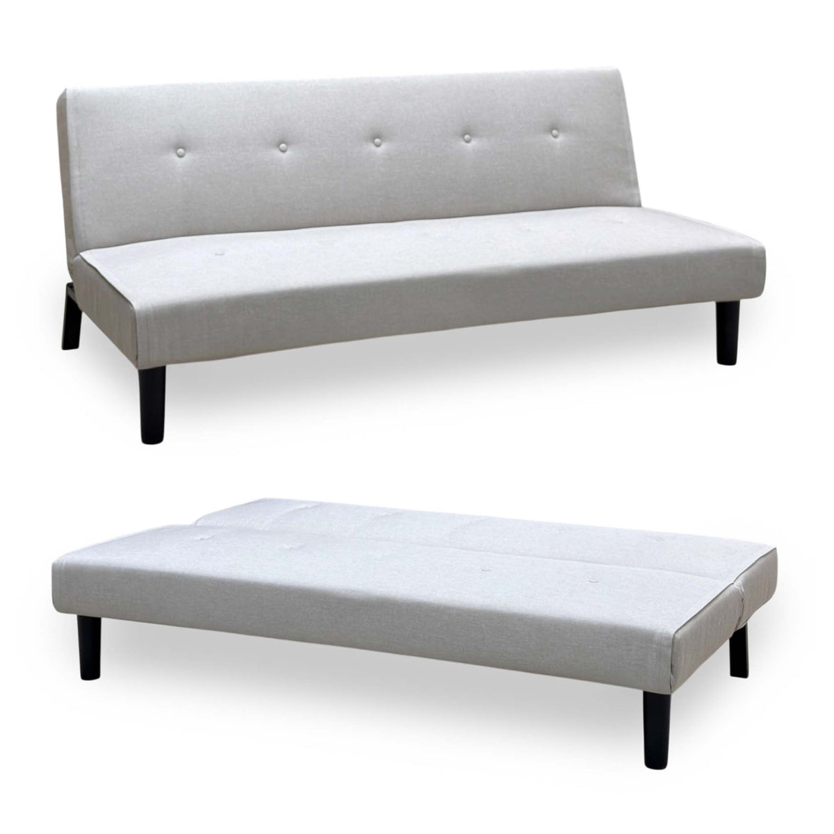 'Dax' Natural Fabric Sofa Bed