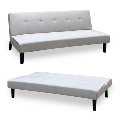 'Dax' Natural Fabric Sofa Bed