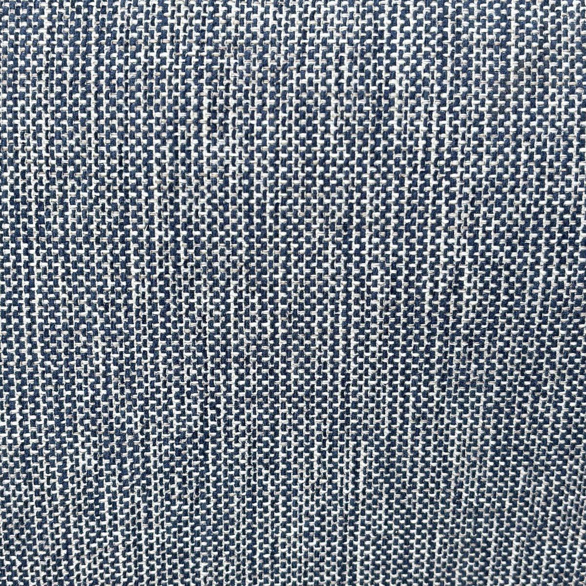 Close-up of the navy blue woven fabric used on the Bay 2 seater sofa