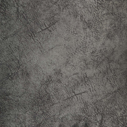 Close-up of the charcoal grey distressed velvet fabric used on the Amara 3 seater sofa