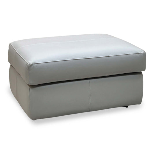 G Plan ‘Seattle’ L842 Cambridge Grey Leather Storage Footstool