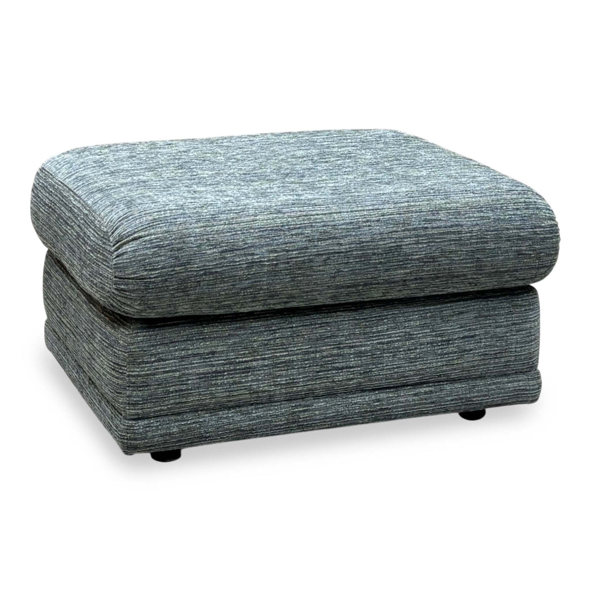 G Plan ‘Malvern’ B925 Waffle Marine Blue Fabric Footstool