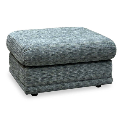 G Plan ‘Malvern’ B925 Waffle Marine Blue Fabric Footstool