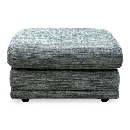 G Plan ‘Malvern’ B925 Waffle Marine Blue Fabric Footstool