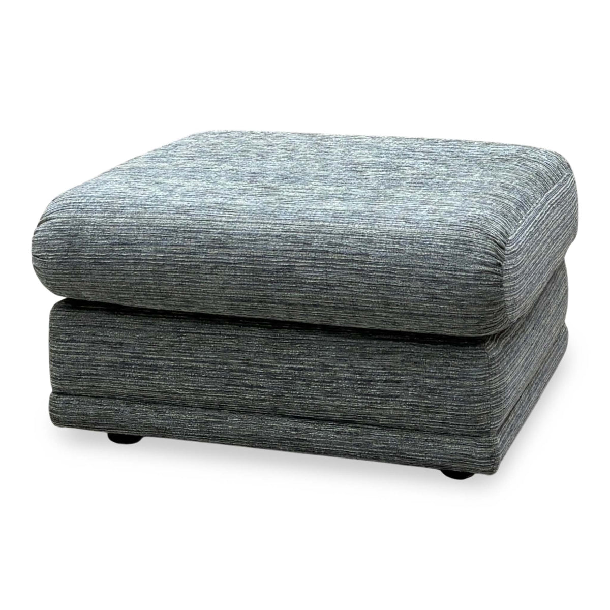 G Plan ‘Malvern’ B925 Waffle Marine Blue Fabric Footstool