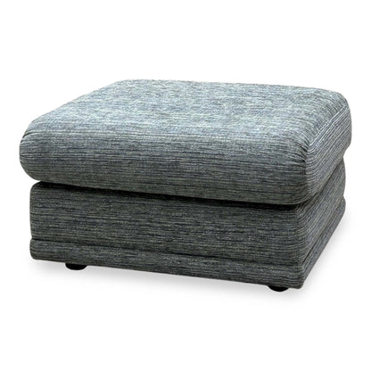 G Plan ‘Malvern’ B925 Waffle Marine Blue Fabric Footstool