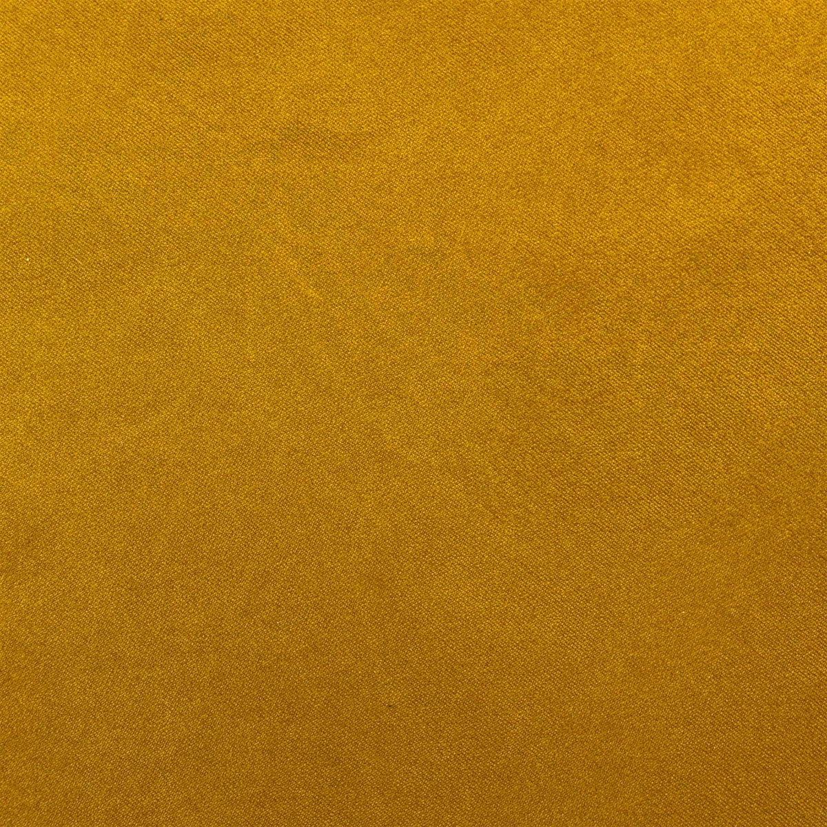 Close-up of the amber yellow velvet fabric used on The Lounge Co. Hermione footstool