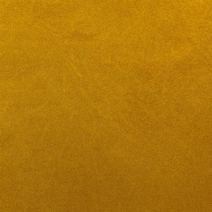 Close-up of the amber yellow velvet fabric used on The Lounge Co. Hermione footstool