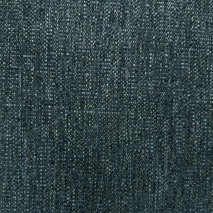 Close-up of the teal woven fabric used on the G Plan Malvern storage footstool