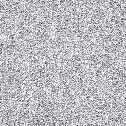 Close-up of the rosy light grey textured fabric used on the Berlin storage footstool